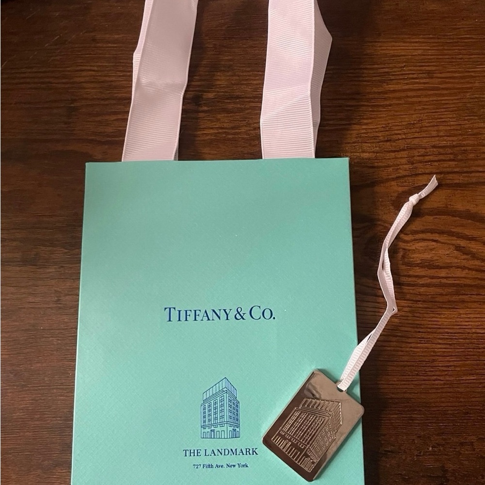 Tiffany& Co Landmark Gift Bag (charm included) 6”x5” - Picture 3 of 10